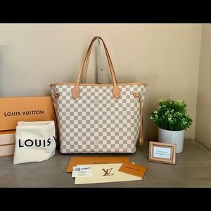 Louis Vuitton Neverfull MM Damier Azur